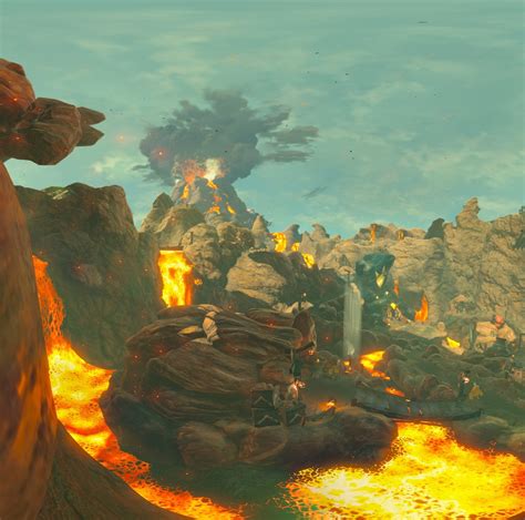 where is goron city in breath of the wild|Goron City .